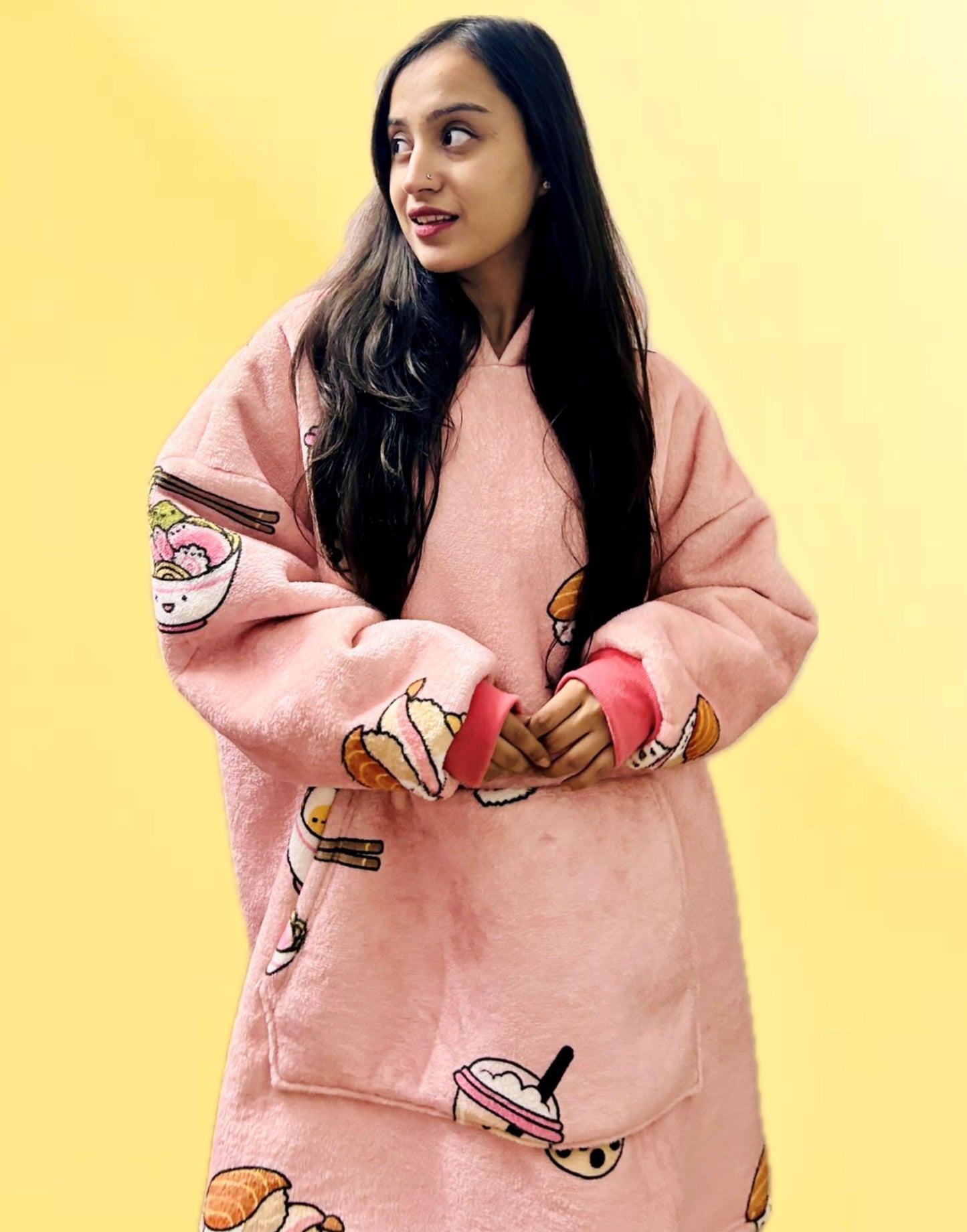 Sushi Mushi Blanket Hoodie