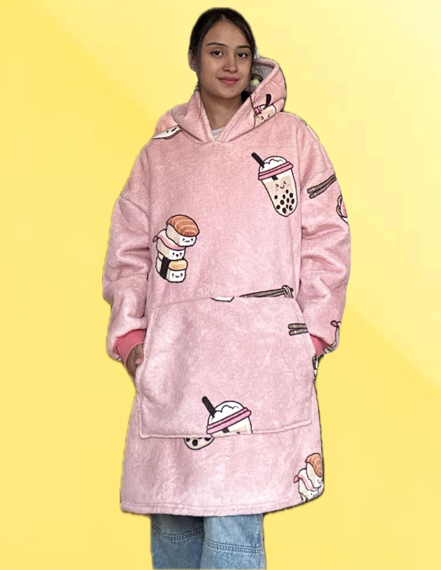 Sushi Mushi Blanket Hoodie